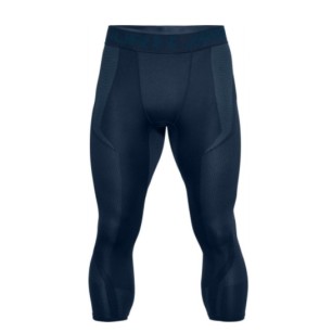 Bas de compression 3/4 Under Armour Threadborne Seamless Bleu Navy pour homme