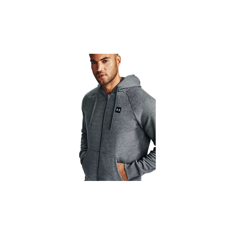 Sweat à capuche zippé Under Armour Gris