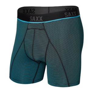 BOXER KINETIC SAXX UNDERWEAR RAYE BLEU NOIR