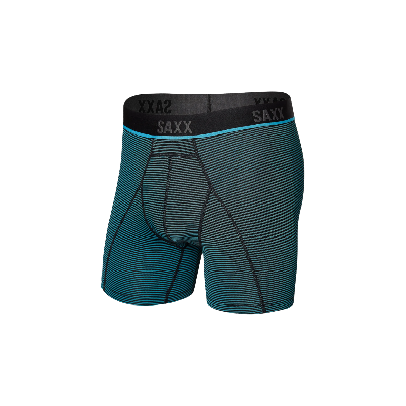 BOXER KINETIC SAXX UNDERWEAR RAYE BLEU NOIR BOXER KINETIC SAXX UNDERWEAR RAYE BLEU NOIR