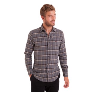 SUR CHEMISE CARREAUX BRODÉES COTON