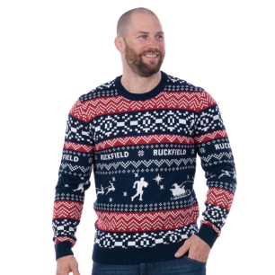 Pull de Noël Bleu Marine Ruckfield