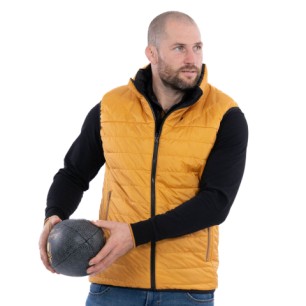 Doudoune reversible jaune et noire RUCKFIELD