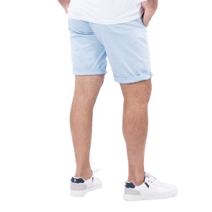 BERMUDA CHINO RUCKFIELD BLEU CLAIR
