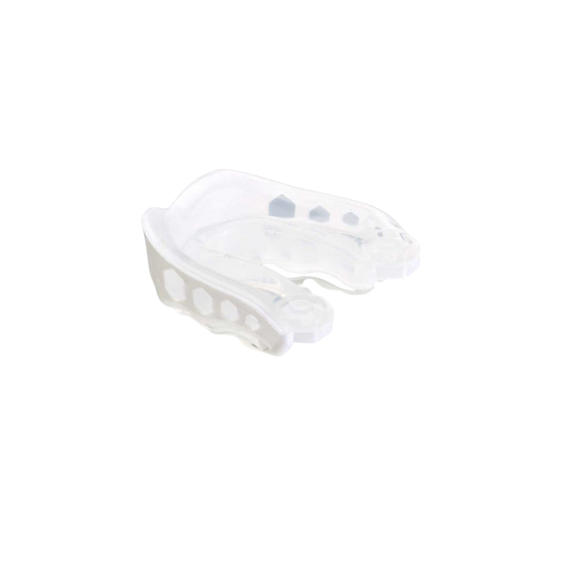 Protège dent enfant Gel Max Convertible Shock Doctor transparent blanc Protège dent enfant Gel Max Convertible Shock Doctor transparent blanc