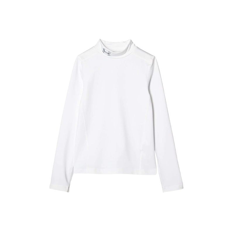 T-shirt enfant col haut Armour ColdGear® LS Under Armour blanc