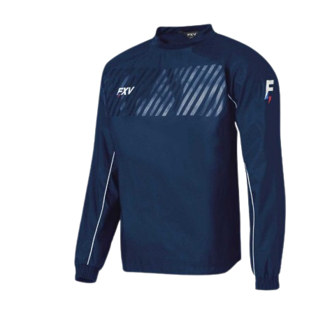 Sweat de Pluie Force XV Bleu Marine Enfant | Rugby Approved Perpignan