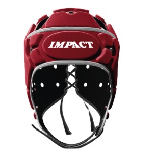 Casque impact rouge