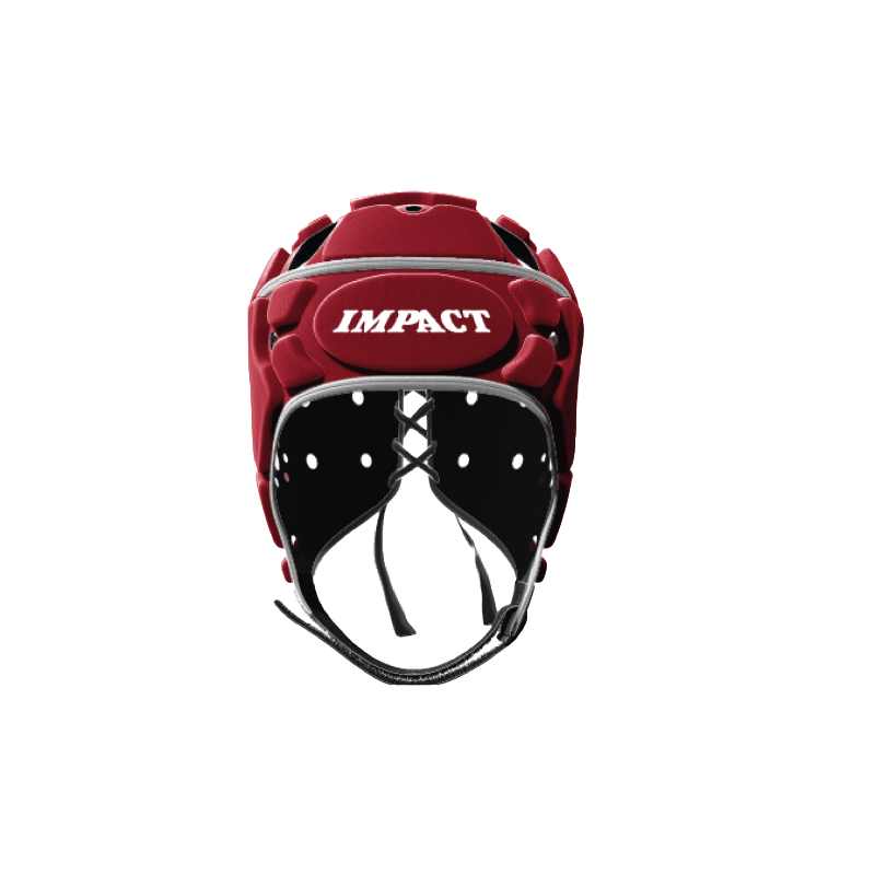 Casque impact rouge