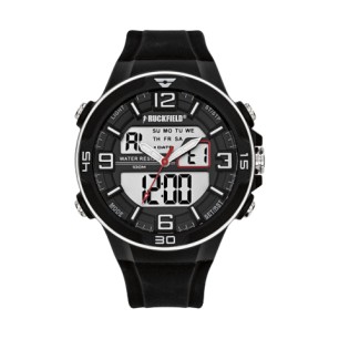 MONTRE SILICONE NOIR