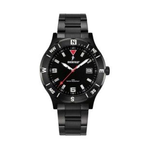MONTRE RUCKFIELD ACIER NOIR