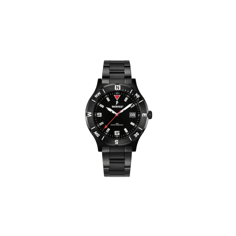 MONTRE RUCKFIELD ACIER NOIR MONTRE RUCKFIELD ACIER NOIR