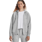 Sweat zippé à capuche Under Armour Femme Gris