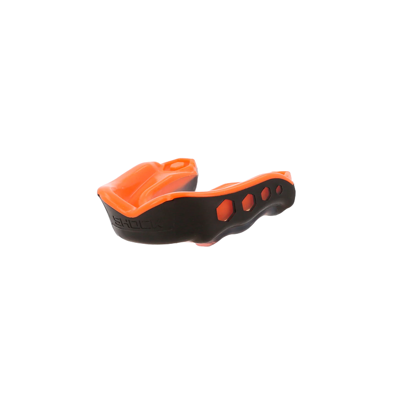 Protège-Dents GEL MAX SHOCK DOCTOR ORANGE ET NOIR Protège-Dents GEL MAX SHOCK DOCTOR ORANGE ET NOIR