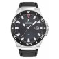 MONTRE RUCKFIELD ACIER CUIR NOIR MONTRE RUCKFIELD ACIER CUIR NOIR
