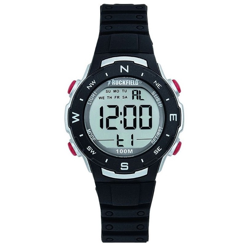 MONTRE RUCKFIELD SILICONE NOIR / GRIS