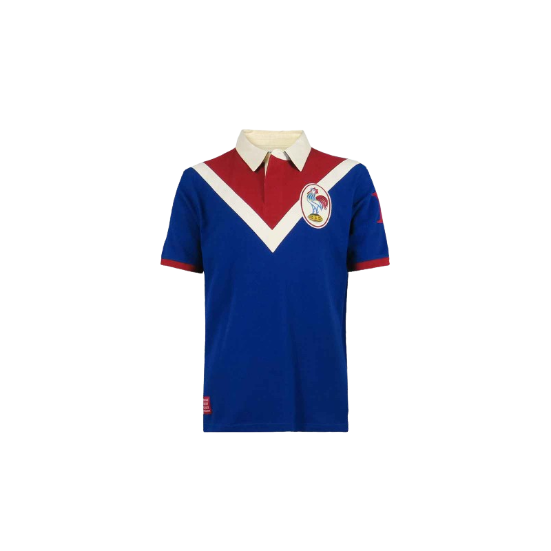 Retro France Rugby League Polo