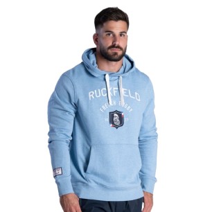 Sweat à capuche Ruckfield French Rugby Club bleu clair