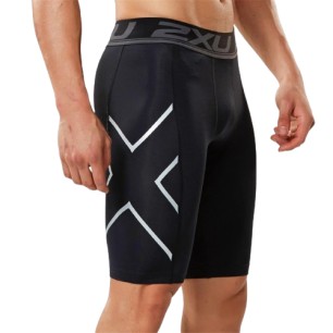 2XU Short de Compression Noir/Argent