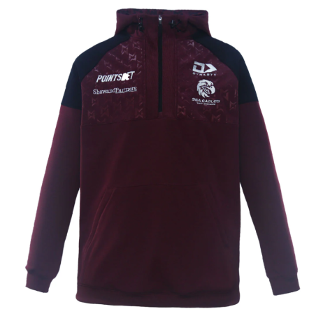 Sweat à capuche zippé Sea Eagles | Rugby Approved Perpignan