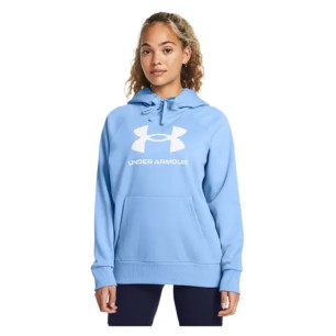 Sweat à capuche Under Armour femme bleu ciel | Rugby Approved Perpignan
