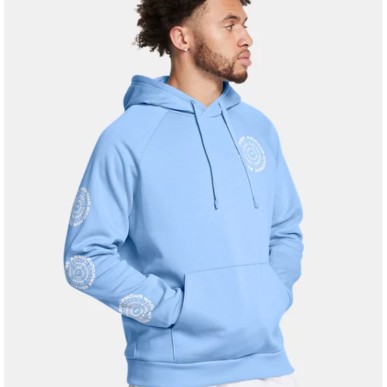 Sweat Under Armour Rival bleu homme | Rugby Approved Perpignan