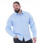 Chemise no-iron à Manches Longues Ruckfield Essentiel Bleu ciel Chemise no-iron à Manches Longues Ruckfield Essentiel Bleu ciel