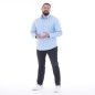 Chemise no-iron à Manches Longues Ruckfield Essentiel Bleu ciel Chemise no-iron à Manches Longues Ruckfield Essentiel Bleu ciel