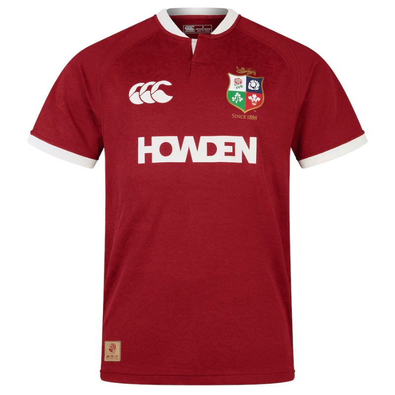 Maillot Lions Britanniques et Irlandais 2024/2025 Rouge Maillot Lions Britanniques et Irlandais 2024/2025 Rouge