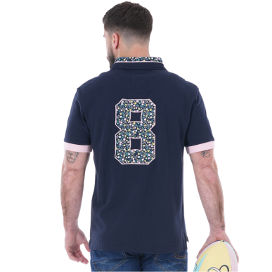 Polo Manches Courtes Ruckfield Rugby Club Bleu Marine | Rugby Approved Perpignan