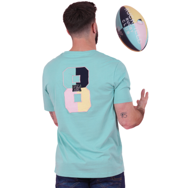 T-shirt Vert d'Eau Ruckfield Rugby Club | Rugby Approved Perpignan