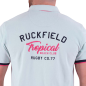 Polo Ruckfield Tropical Rugby à manches courtes vert d'eau Polo Ruckfield Tropical Rugby à manches courtes vert d'eau