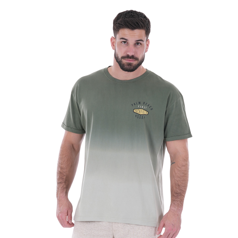 T-shirt oversize kaki à manches courtes Palm Beach Ruckfield T-shirt oversize kaki à manches courtes Palm Beach Ruckfield