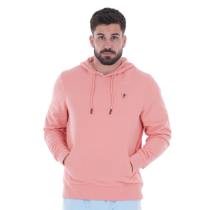 Sweat à capuche saumon Ruckfield : confort et style décontracté.