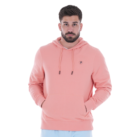 Sweat à capuche saumon Ruckfield : confort et style décontracté.