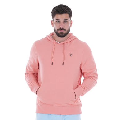 Sweat à capuche saumon Ruckfield : confort et style décontracté.