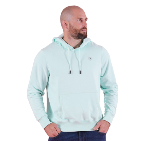 Sweat à capuche Ruckfield vert d'eau : confort et style décontracté
