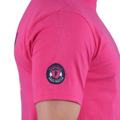 T-shirt Ruckfield Tropical Rugby fuchsia