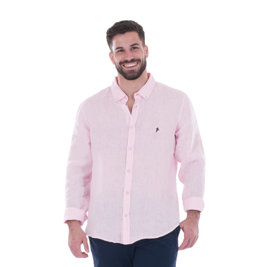 Chemise Ruckfield en lin à manches longues