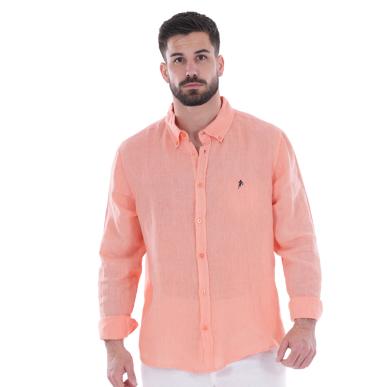 Chemise Ruckfield en lin à manches longues