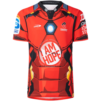 Maillot Crusaders Iron Man Marvel x Classic | Rugby Approved Perpignan