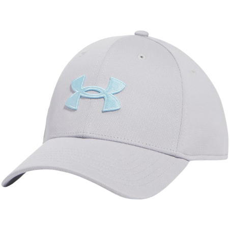 Casquette Under Armour Grise logo bleu ciel | Rugby Approved Perpignan