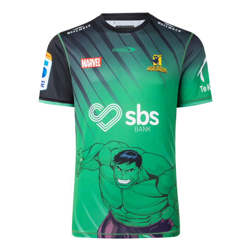T-shirt d'Entrainement Highlanders Hulk Marvel x Classic T-shirt d'Entrainement Highlanders Hulk Marvel x Classic