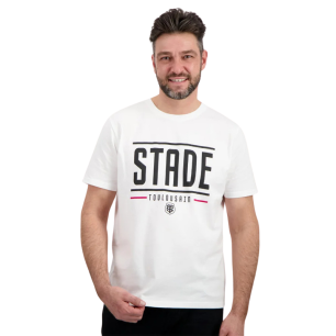T-shirt Blanc Manches Courtes – Stade Toulousain
