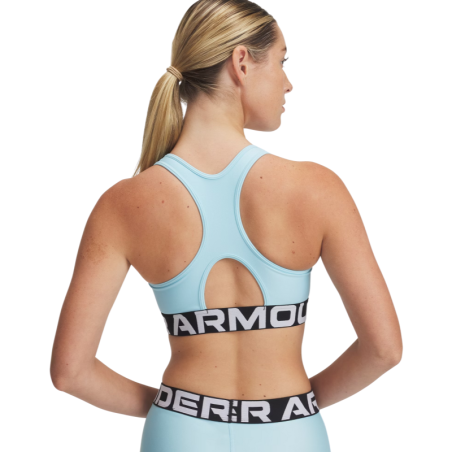 Brassière de sport à maintien modéré Under Armour Bleu Clair