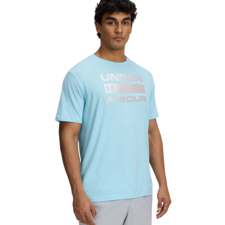 T-shirt Under Armour Bleu Clair – Confort et Performance au Quotidien