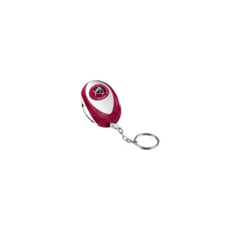 Porte-clés Ballon Union Bordeaux-Bègles avec motif