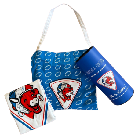 Tablier & torchon Ruckfield x Vache qui Rit