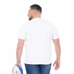 T-shirt avec sérigraphie Ruckfield x Vache qui Rit blanc