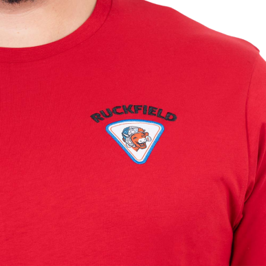T-shirt Homme Ruckfield x La Vache qui Rit – Rouge Moyen